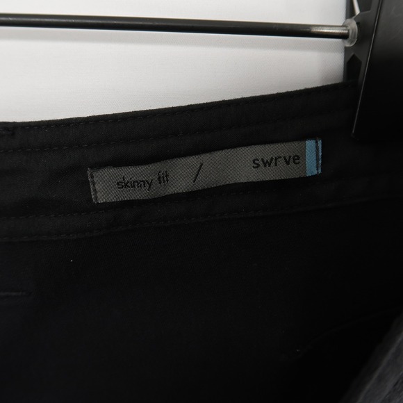 Swrve Cigarette Shorts Mens 32 Black Skinny Fit Durable‎ Cotton Cycling DWR - Picture 8 of 8
